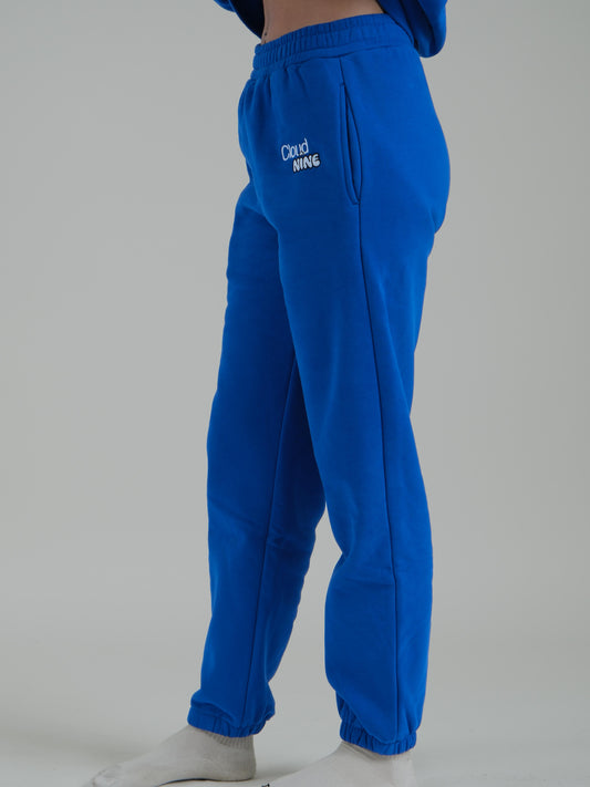 blue comfort sweatpants for anxiety​